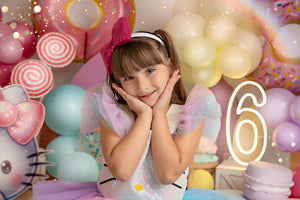 Kitty Vestido Arcoiris