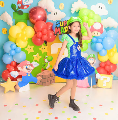 Tutu Inspirado en Luigi de Mario Bros