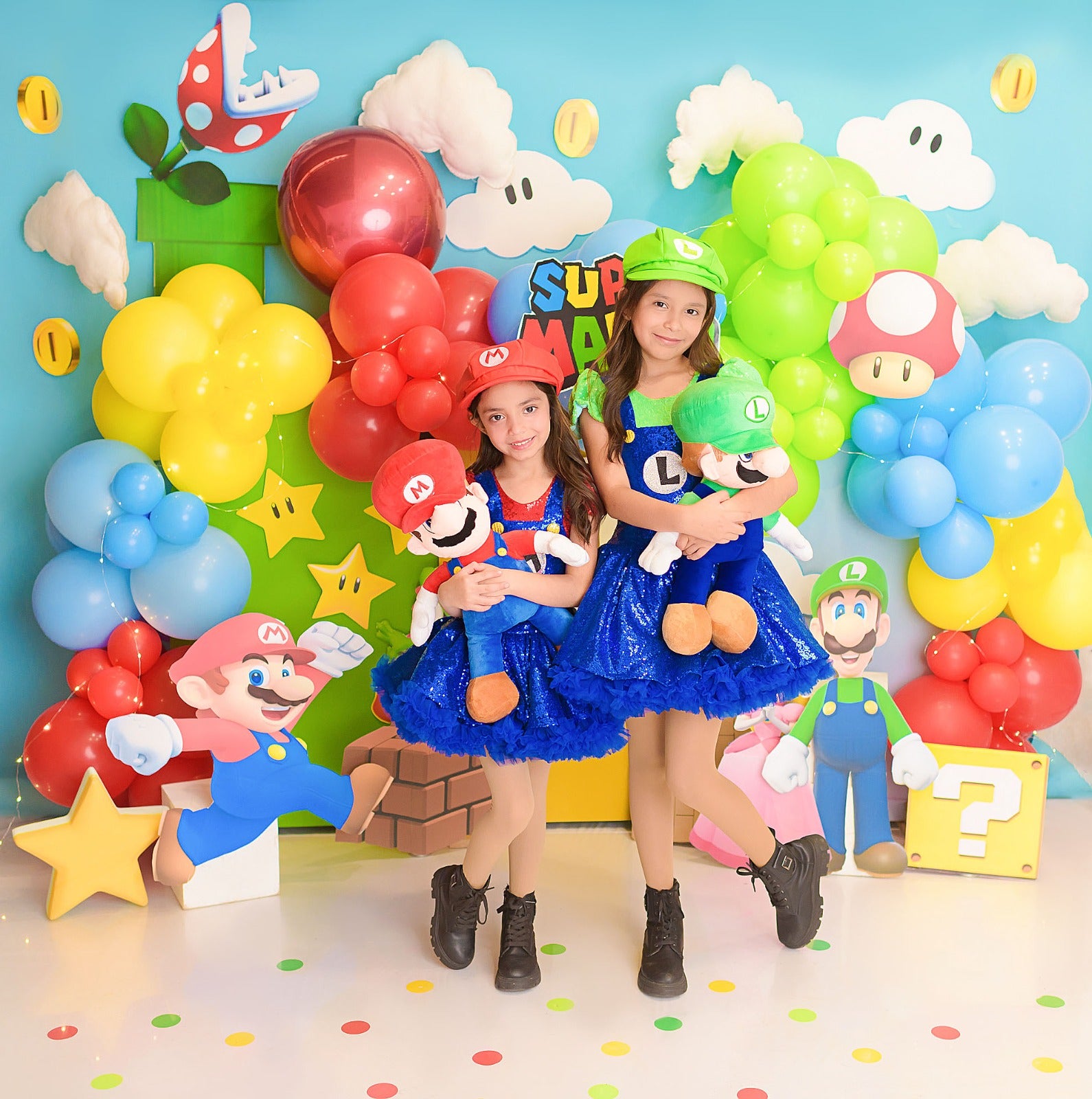 Tutu Inspirado en Luigi de Mario Bros