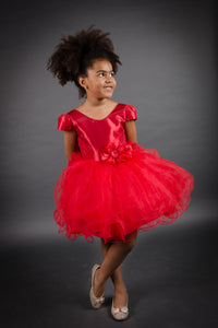 vestido red para fiestas