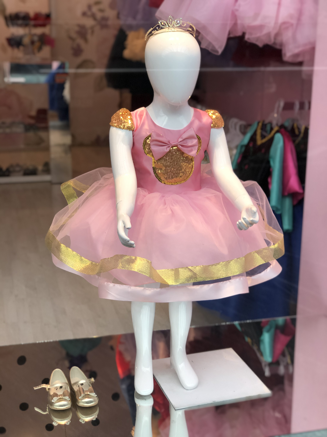 Vestido Mimi Rosa Gold