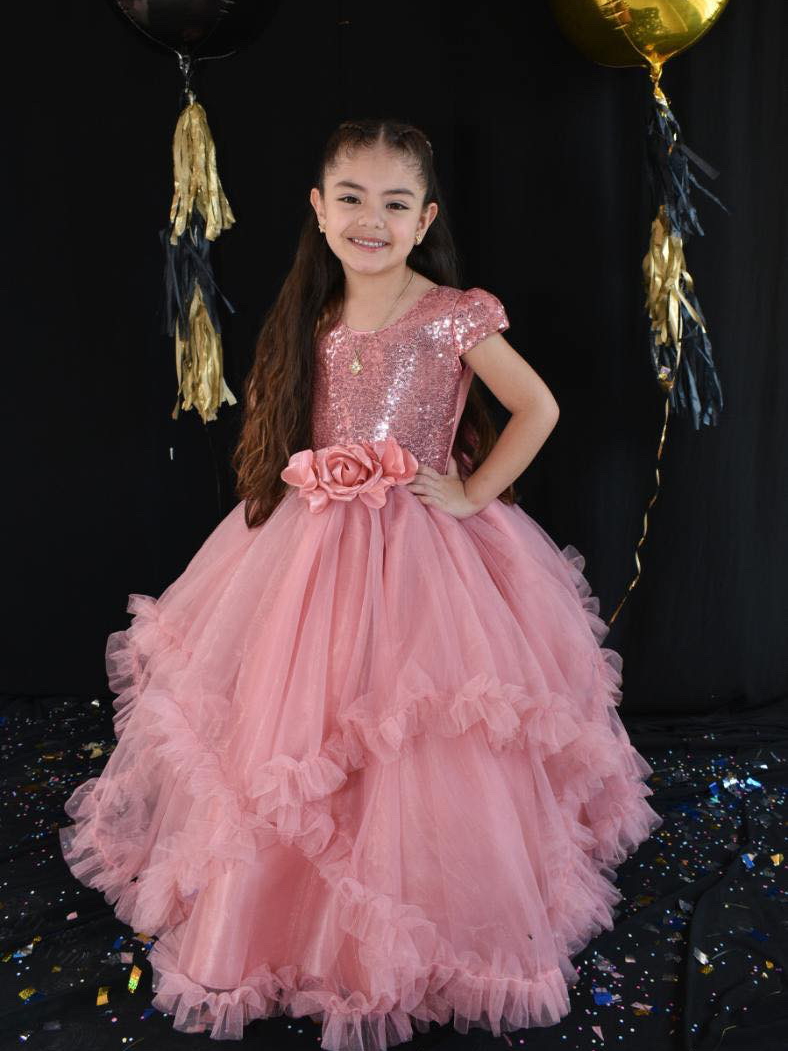 Liza Dress Rosa Palo