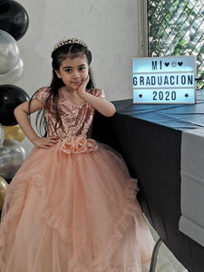 Liza Dress Color Blush (Durazno)
