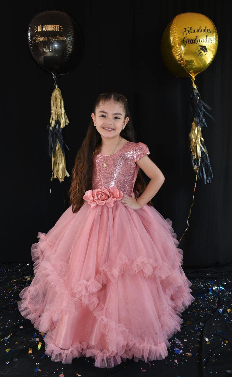 Liza Dress Rosa Palo